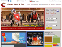 Tablet Screenshot of concordtravels.com